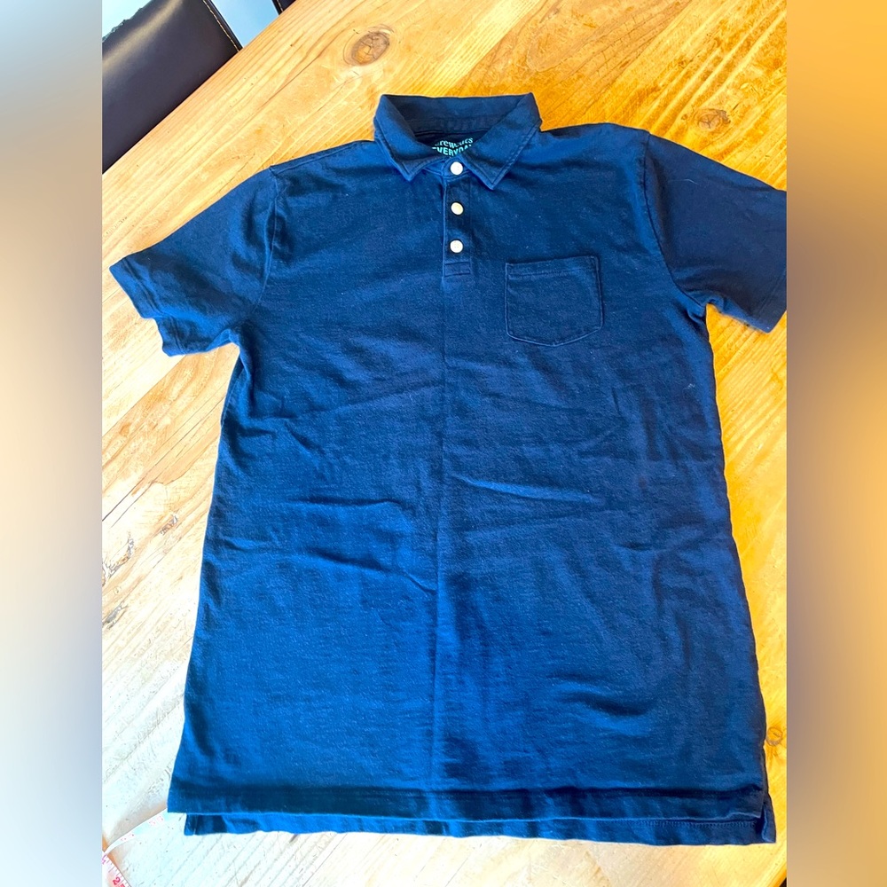 - J Crew Crewcuts Navy polo shirt.